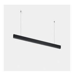LedsC4 - Luminaria lineal Infinite Slim continuidad colgante 1120mm 28.7 4000K CRI 90 ON-OFF negro IP40 3104lm
