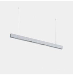 LedsC4 - Luminaria lineal Infinite Slim continuidad colgante 1120mm 28.7 3000K CRI 90 DALI-2/PUSH anodizado gratado IP40 3481lm