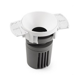 FARO - Empotrable DEEP78 R sin marco blanco 60° 3000K CRI95 honeycomb