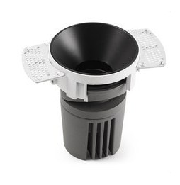 FARO - Empotrable DEEP78 R sin marco negro 15° 4000K CRI95 spread