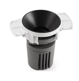 FARO - Empotrable DEEP78 R sin marco negro 15° 4000K CRI95