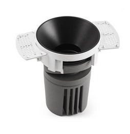 FARO - Empotrable DEEP78 R sin marco negro 15° 3000K CRI95 stripy