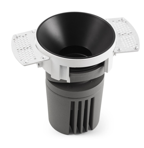 FARO - Empotrable DEEP78 R sin marco negro 15° 3000K CRI95