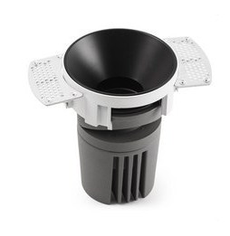 FARO - Empotrable DEEP78 R sin marco negro 15° 3000K CRI95