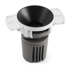FARO - Empotrable DEEP78 R sin marco negro 15° 3000K CRI95 spread