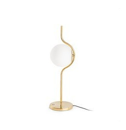 FARO - Luminaria sobremesa LE VITA oro dimable LED 6W 2700K