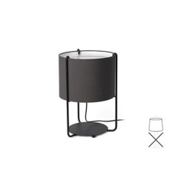 FARO - Pantalla DRUM diámetro 300x220x diámetro 300 antracita SM