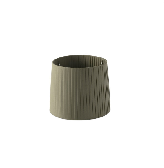 FARO - Pantalla encintada E27 diámetro 250x200x diámetro 200 verde oliva