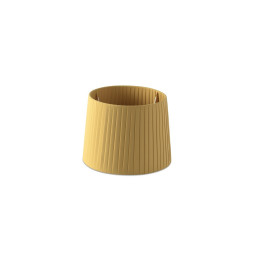 FARO - Pantalla encintada E27 diámetro 215x160x diámetro 190 amarillo