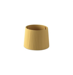FARO - Pantalla encintada E27 diámetro 215x160x diámetro 190 amarillo