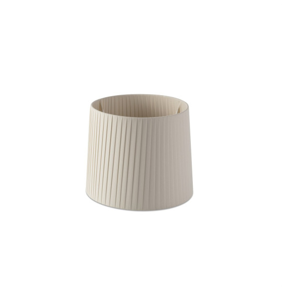 FARO - Pantalla encintada E27 diámetro 250x200x diámetro 200 beige
