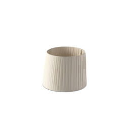 FARO - Pantalla encintada E27 diámetro 215x160x diámetro 190 beige