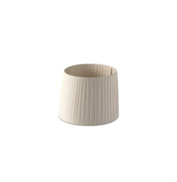 FARO - Pantalla encintada E27 diámetro 215x160x diámetro 190 beige