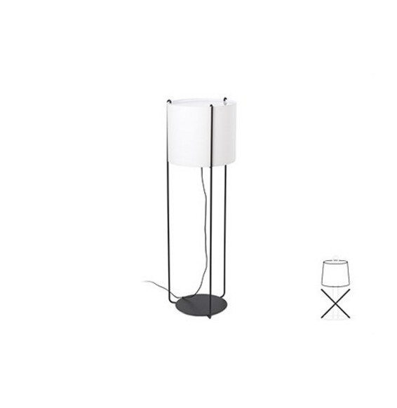 FARO - Pantalla E27 DRUM diámetro 400x335x diámetro 400 beige PS