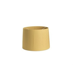 FARO - Pantalla encintada E27 diámetro 500x350x diámetro 450 amarillo + difusor