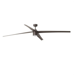 FARO - Ventilador ATTOS diámetro 2130mm marrón 4 palas LED 20W 3000K