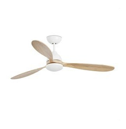 FARO - Ventilador POROS diámetro 1320mm blanco 3 palas 15W LED 2700 k