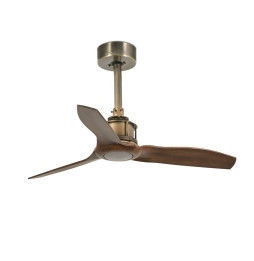 FARO - Ventilador JUST FAN XS diámetro 810mm oro viejo 3 palas madera