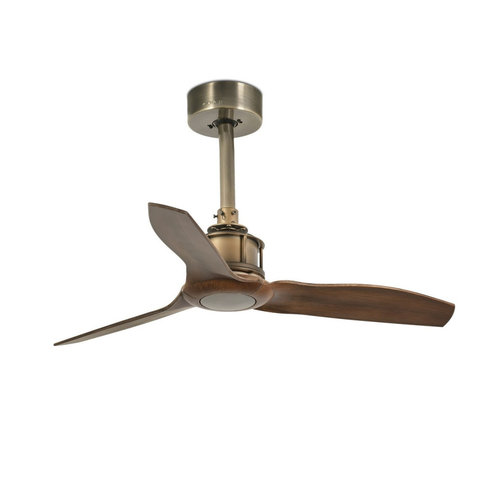 FARO - Ventilador JUST FAN XS diámetro 810mm oro viejo 3 palas madera