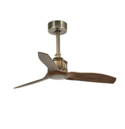 FARO - Ventilador JUST FAN XS diámetro 810mm oro viejo 3 palas madera