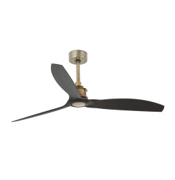 FARO - Ventilador JUST FAN diámetro 1280mm oro viejo 3 palas negras