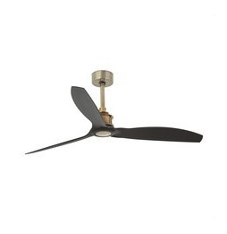FARO - Ventilador JUST FAN diámetro 1280mm oro viejo 3 palas negras
