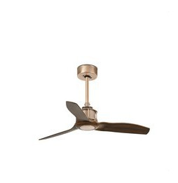 FARO - Ventilador JUST FAN XS diámetro 810mm cobre 3 palas madera