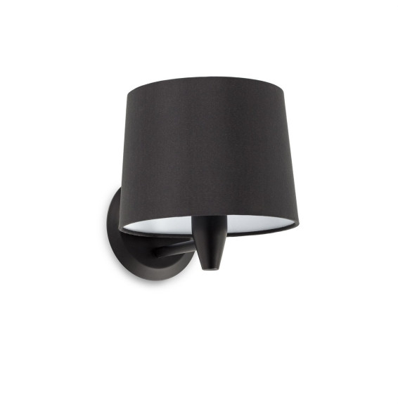 FARO - Aplique CONGA negro E27 diámetro 215x160 negro