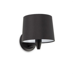 FARO - Aplique CONGA negro E27 diámetro 215x160 negro