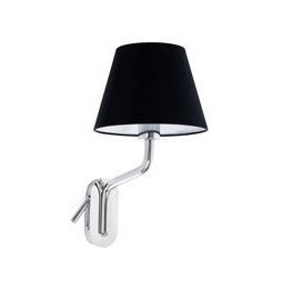 FARO - Aplique ETERNA cromo E27 15W lector derecha LED