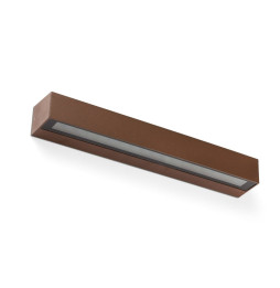 FARO - Aplique DORO-28 LED 2x14W 3000K marrón oxido