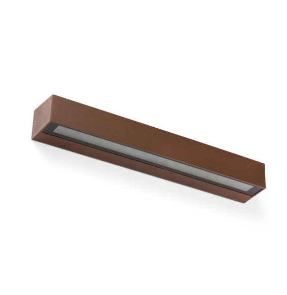 FARO - Aplique DORO-28 LED 2x14W 3000K marrón oxido