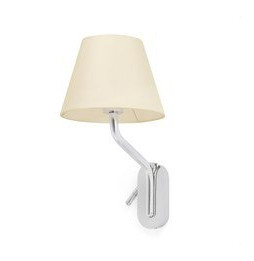 FARO - Aplique ETERNA cromo E27 15W lector derecha LED