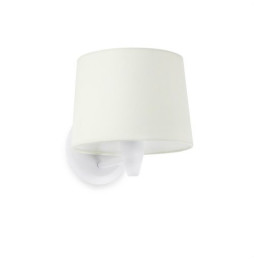 FARO - Aplique CONGA blanco E27 diámetro 215x160 blanco