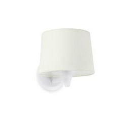 FARO - Aplique CONGA blanco E27 diámetro 215x160 blanco