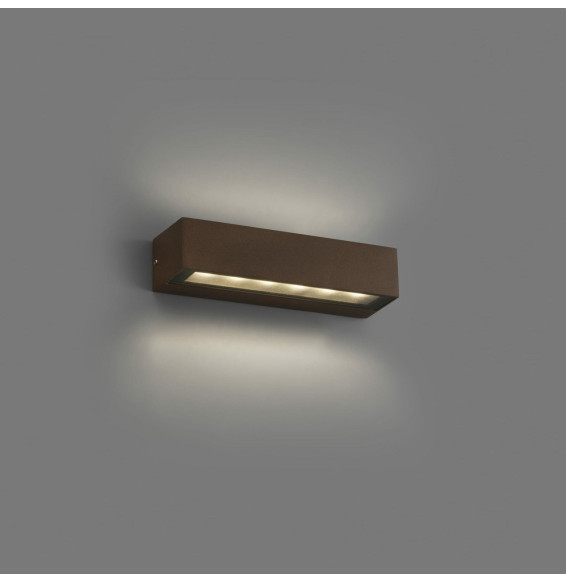 FARO - Aplique DORO-13 LED 2x6,5W 3000K marrón oxido