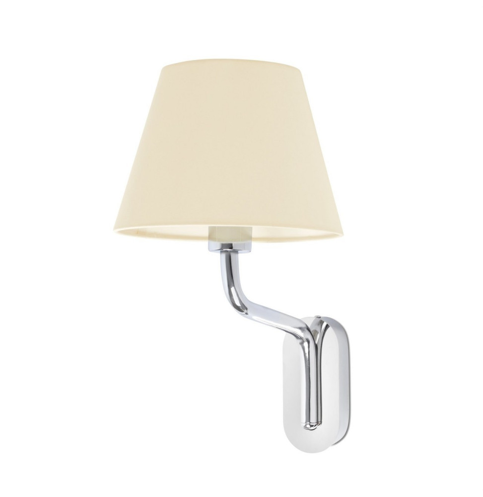 FARO - Aplique ETERNA cromo E27 15W pantalla beige