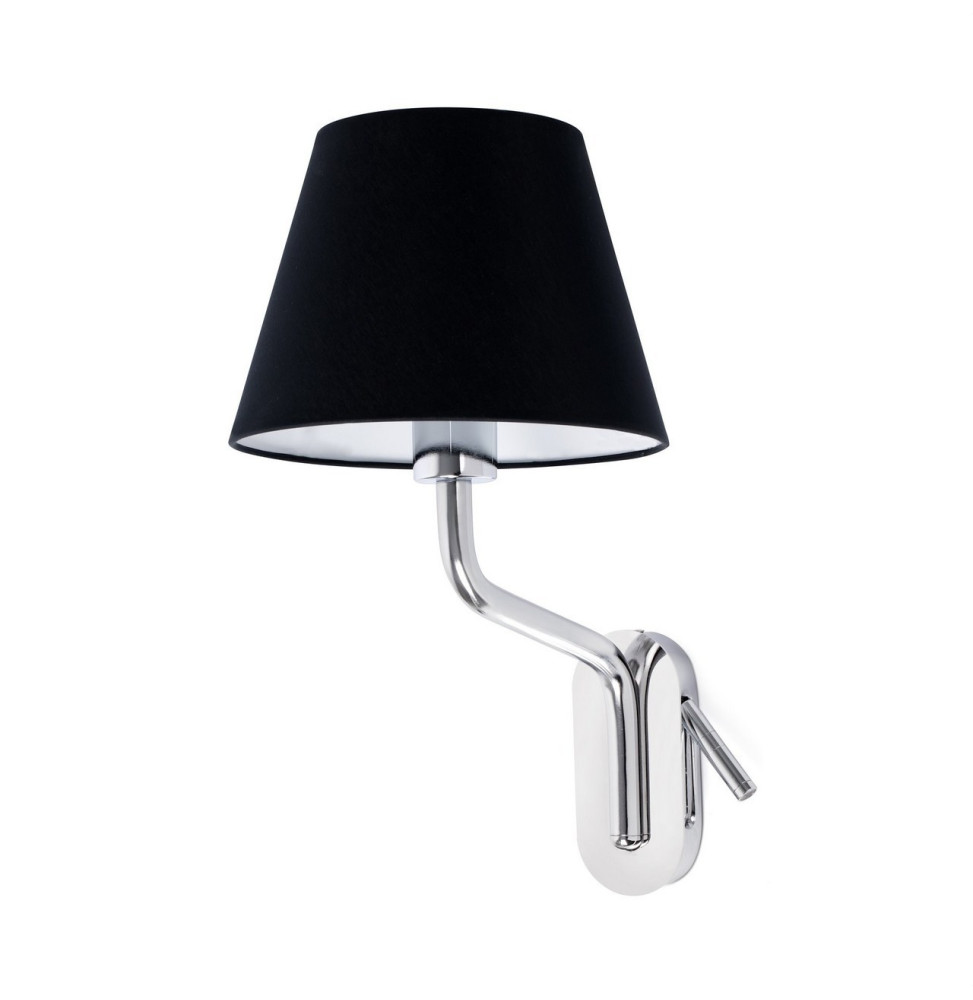 FARO - Aplique ETERNA cromo E27 15W lector izquierda LED