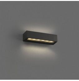FARO - Aplique DORO-13 LED 2x6,5W 3000K gris oscuro