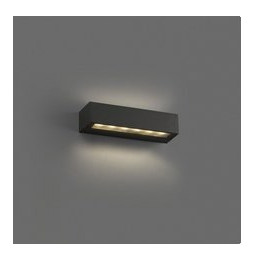 FARO - Aplique DORO-13 LED 2x6,5W 3000K gris oscuro