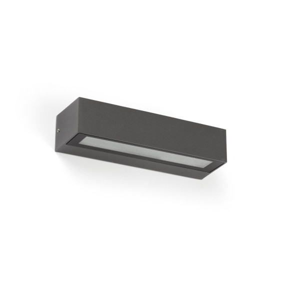 FARO - Aplique LAKO LED 8W 3000K gris oscuro