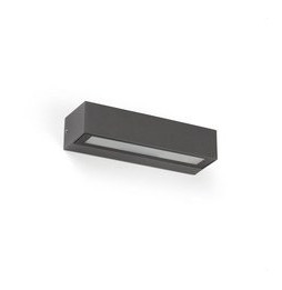 FARO - Aplique LAKO LED 8W 3000K gris oscuro