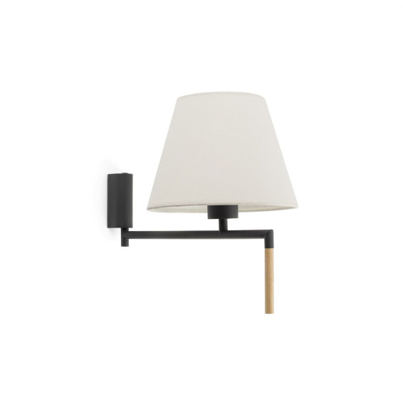 FARO - Aplique RON pantalla beige gris oscuro
