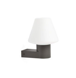 FARO - Aplique MISTU 1xE27 15W gris oscuro