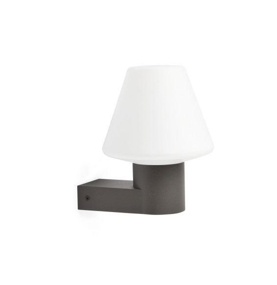 FARO - Aplique MISTU 1xE27 15W gris oscuro