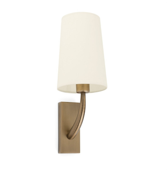 FARO - Aplique REM pantalla beige oro viejo