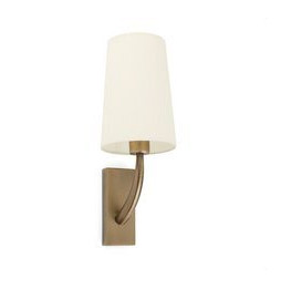 FARO - Aplique REM pantalla beige oro viejo