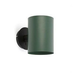 FARO - Aplique GUADALUPE negro pantalla verde