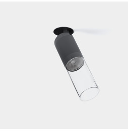 LedsC4 - Proyector Iris Trimless Pipe 15° 12.5 4000K CRI 90 16.3° DALI-2 blanco/gris/transparente 1005lm