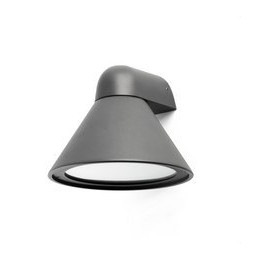 FARO - Aplique PALS 1xE27 gris oscuro